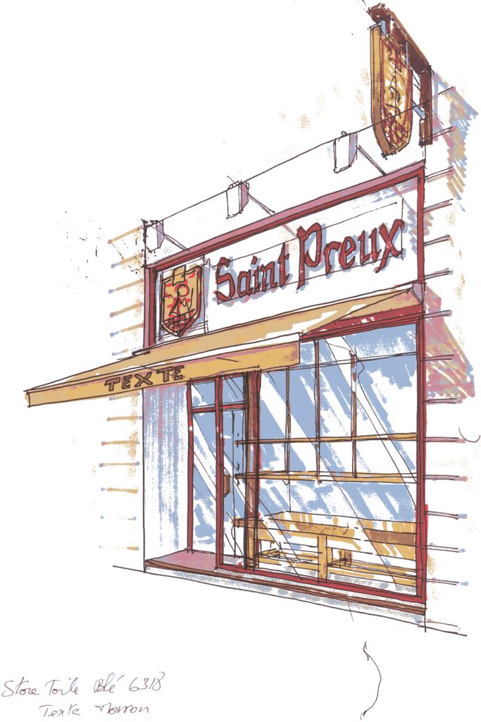 1996 – Boulangeries Saint Preux – réalisé